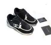 chanel running sports sneakers mulher sapatos classic black white